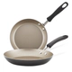Set 2 sartenes Farberware 21 y 25cm antiadherentes negra