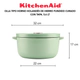 Olla Kitchenaid 5,6Lts Hierro Fundido Esmaltado Verde