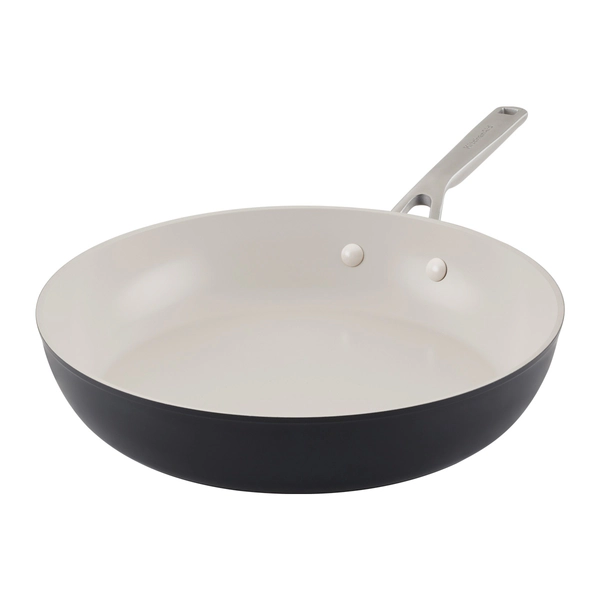 Sartén Kitchenaid Antiadherente Cerámico 31 Cm Negro