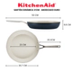 Sartén Kitchenaid Antiadherente Cerámico 31 Cm Negro