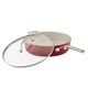 Sarten Kitchenaid Antiadherente Cerámico 4,7L Rojo