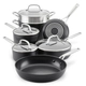 Batería de cocina Kitchenaid 11 pzs Anodizado