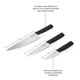 Set De Cuchillos Kitchenaid X3 Acero