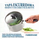Olla con tapa Farberware 2,8lt antiadherente gris