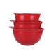 Set De 3 Tazones De Mezcla Kitchenaid Rojo