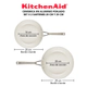 Set sartenes Kitchenaid x2 21 y 25 cm Antiadherente Ceramico