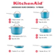 Batería de cocina Kitchenaid 10 pzs cerámico anodizado velvet