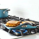 Plancha cuadrada Farberware 27cm antiadherente azul