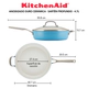 Sarten Kitchenaid Antiadherente Cerámico 4,7L Velvet
