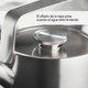 Pava Silbadora Acero Inoxidable Kitchenaid 1,8L Acero Cepillado