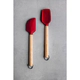 Set De Espatulas Kitchenaid X2 Abedul Silicona Rojo