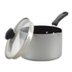 Olla con tapa Farberware 2,8lt antiadherente gris