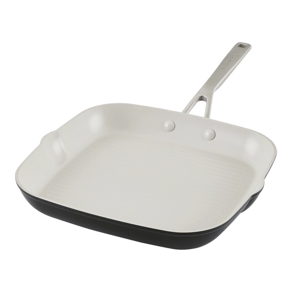 Sarten Bifera Kitchenaid 29Cm Ceramico Antiadherente Negro