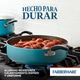 Olla con tapa Farberware 5,6 lt antiadherente azul