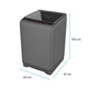 Lavarropas Candy 11,5 Kg 600 Rpm Inverter Antracita