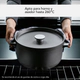 Olla Kitchenaid 5,6Lts Hierro Fundido Induccion Negro
