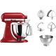 Batidora Planetaria Kitchenaid Artisan Plus 4.8 Lts 300W Apple Red