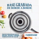 Olla con tapa Farberware 5,6lt antiadherente negro