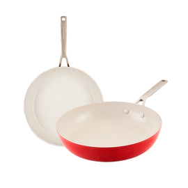 Set sartenes Kitchenaid x2 21 y 25 cm Antiadherente Ceramico