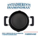 Olla coladora con tapa Farberware 5,6lt antiadherente negra