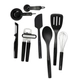 Set De Utensilios Kitchenaid 15 Pzs Negro