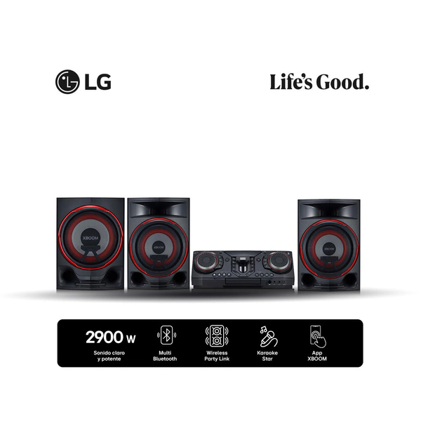 Minicomponente LG 2900W Multi Bluetooth Karaoke