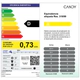 Lavarropas Candy superior 7kg inverter 1400rpm blanco