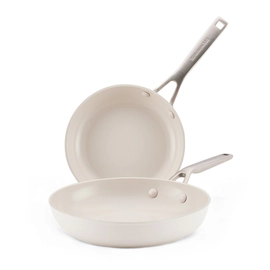 Set de sartenes Kitchenaid x2 21 y 25 cm Anodizado