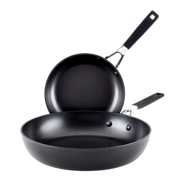 Set 2 Sartenes Kitchenaid Anodizado Duro 21/31Cm