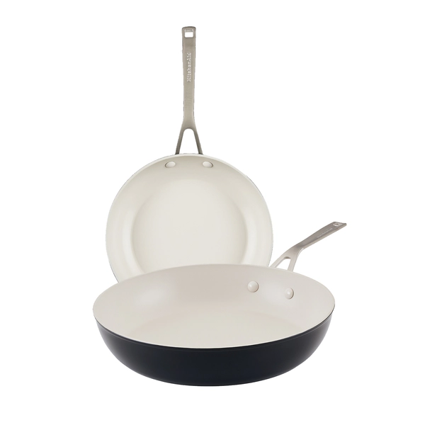 Set sartenes Kitchenaid x2 21 y 25 cm Antiadherente Ceramico