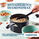 Olla con tapa Farberware 2,8lt antiadherente negro