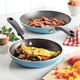 Set 2 sartenes Farberware 21 y 25cm antiadherentes aqua