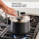Pava Silbadora Esmaltada Kitchenaid Induccion 1,9L Negra