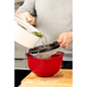 Colador Kitchenaid 17Cm Borde Metalico Negro