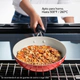 Sartén Kitchenaid Antiadherente Cerámico 31 Cm Rojo