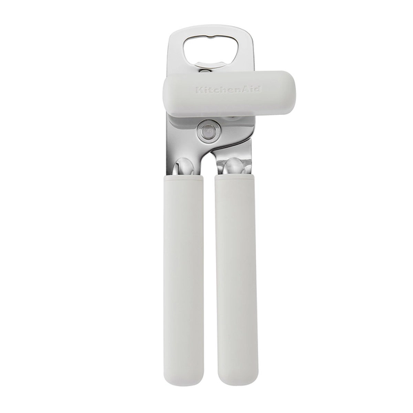 Abrelatas con destapador Kitchenaid 20cm Blanco Porcelana
