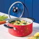 Olla Con Tapa Farberware Disney Alum Con Antiadherente Cerámico 2.8L Roja