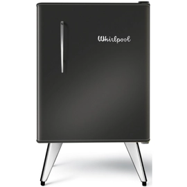 Heladera Frigobar Whirlpool Vintage 76Lts Negra
