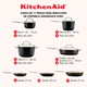 Bateria de cocina Kitchenaid 11 Pzs Anodizado
