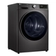 Secarropas LG 10.5 Kg Plata Inverter Carga Frontal