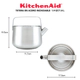 Pava Silbadora Acero Inoxidable Kitchenaid 1,8L Acero Cepillado