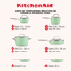 Bateria de cocina Kitchenaid 10 Pzs Anodizado