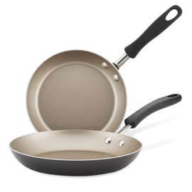 Set 2 sartenes Farberware 21 y 25cm antiadherentes negra
