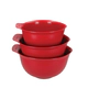 Set De 3 Tazones De Mezcla Kitchenaid Rojo