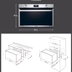 Horno eléctrico empotrable Candy 114lt 3250w