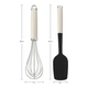 Set Kitchenaid X2 Espatula Batidor Almond
