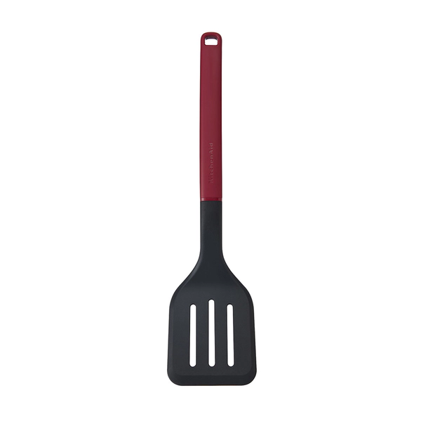 Espatula ranurada Kitchenaid 34cm rojo