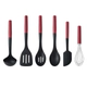 Set De Utensilios Kitchenaid 6 Pzs Rojo