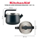 Pava Silbadora Esmaltada Kitchenaid Induccion 1,9L Negra