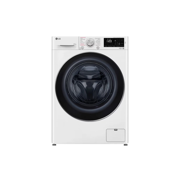 Lavarropas LG 8.5 Kg Blanco Inverter Ai Dd Steam Wifi